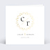 Faire part mariage Monogramme