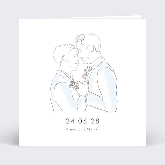 Faire part mariage Harmonie