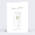 Faire-part Mariage Etreinte