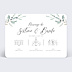 Faire-part Mariage Un Jour Heureux