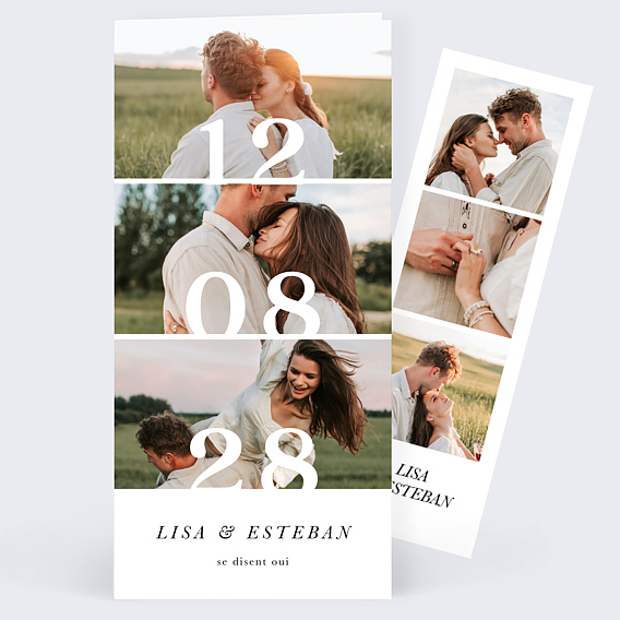 Faire part mariage Notre Date