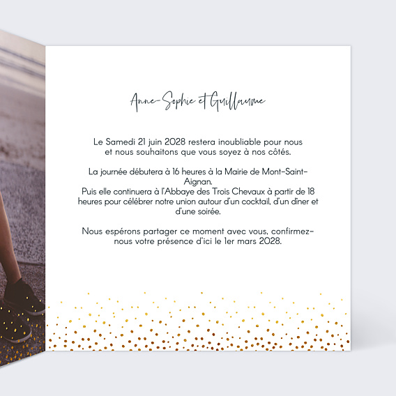 Faire-part Mariage Élégance
