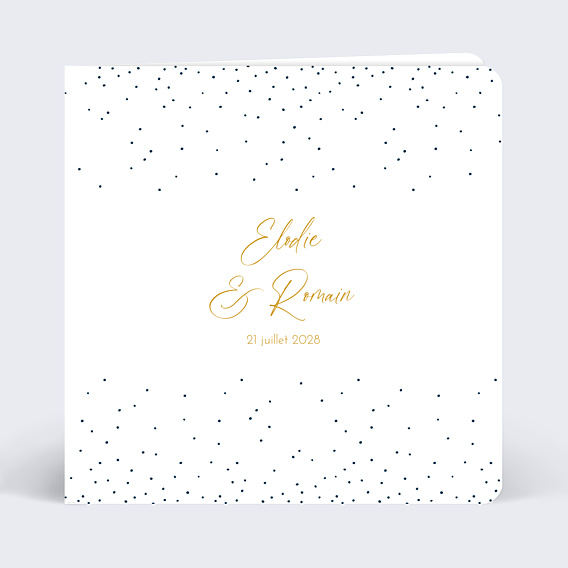 Faire-part Mariage Pois