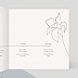 Faire part mariage Iris Intérieur Droit