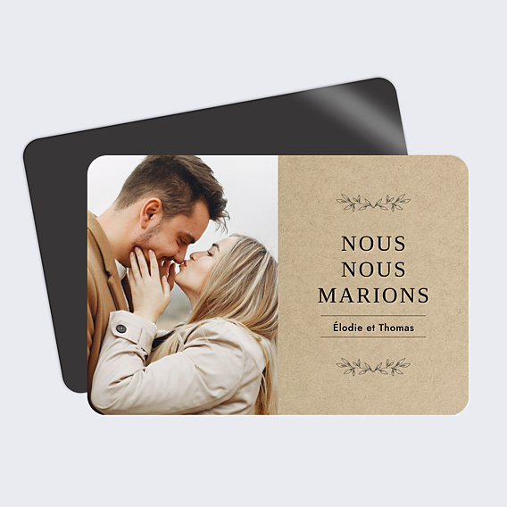Faire-part Mariage Nous nous marions