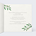 Faire-part Mariage Arche et Oliviers