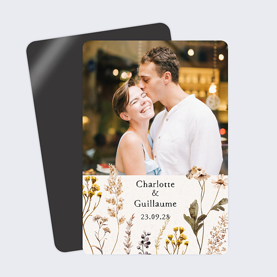 Faire part mariage Bouquet Sauvage