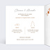 Faire-part Mariage Flower of Fall avec Graines