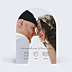 Faire-part Mariage Programme Pleine Page Noir