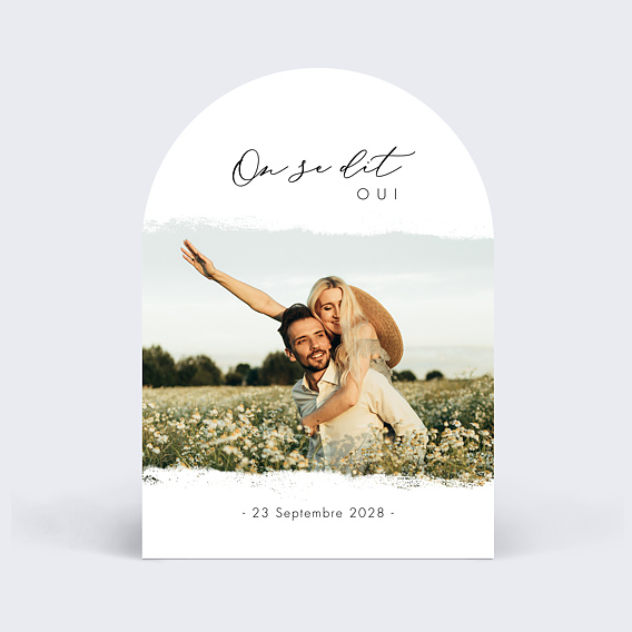 Faire part mariage Effet Photo