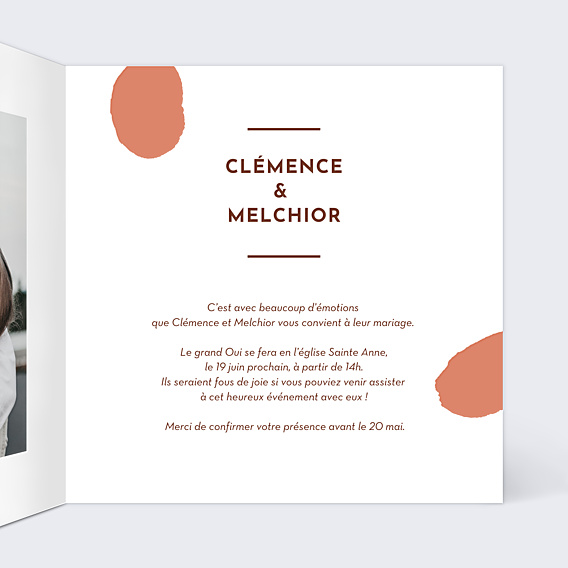 Faire-part Mariage Aurora