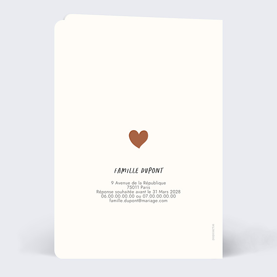 Faire-part Mariage Faire-part de Mariage Enfant