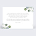 Faire-part Mariage Branche d'eucalyptus
