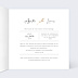Faire part mariage Couronne Boréale Intérieur Droit