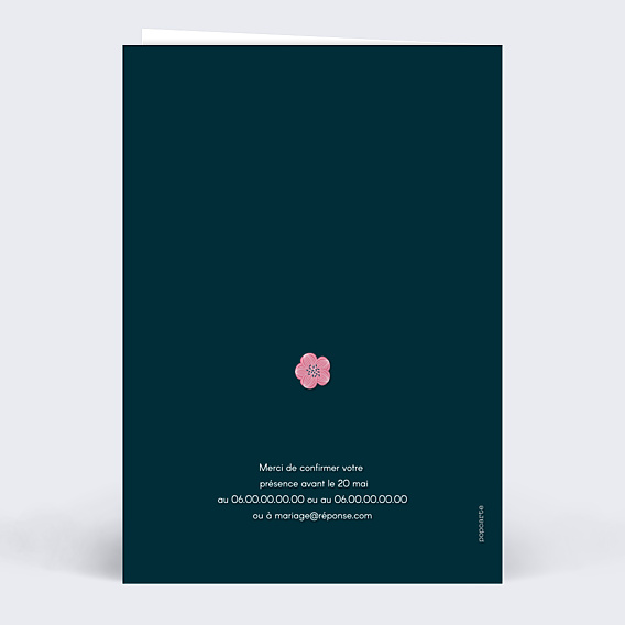 Faire-part Mariage Jardin Secret