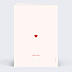 Faire-part Mariage Motif Coeurs