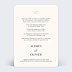 Faire-part Mariage Alliances Minimaliste