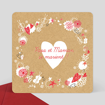 Faire-Part de Mariage Virtuel Faire-part de mariage enfant