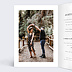 Faire part mariage Effet bois Intérieur Gauche