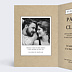 Faire part mariage Code Vintage Intérieur Gauche