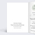 Faire part mariage Tempo Intérieur Gauche