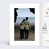 Faire part mariage Deux prénoms photo Intérieur Gauche