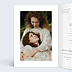 Faire part mariage Etreinte Intérieur Gauche