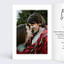 Faire part mariage Jolie Typo Intérieur Gauche