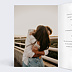 Faire part mariage Photo Pleine Page Intérieur Gauche