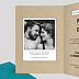 Faire part mariage Points à Relier Vintage Intérieur Gauche