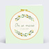 Faire part mariage Jolie Broderie
