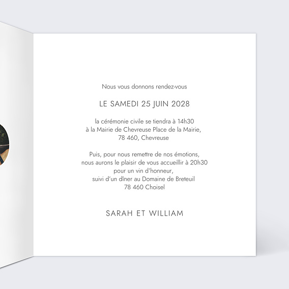 Faire-part Mariage Puzzle