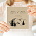 Faire part mariage Idylle à la Montagne Après 4