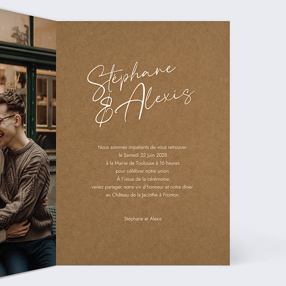 Faire-part Mariage Musical