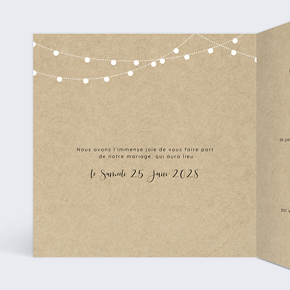 Faire-part Mariage Arbre