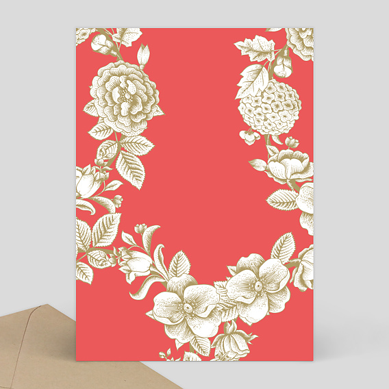 Faire part mariage Mister M Studio Otto Verso