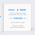 Faire-part Mariage Esprit Gravure