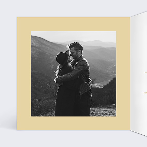 Faire-part Mariage Joli Oui