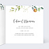 Faire part mariage Agrumes Intérieur Droit