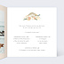 Faire part mariage Arche Bohème Intérieur Droit