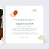 Faire part mariage Ballons Intérieur Droit