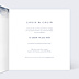 Faire part mariage Bleu d'Eau Intérieur Droit