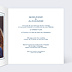 Faire part mariage Blue Waves Intérieur Droit