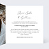 Faire part mariage Calligraphie Oui ! Intérieur Droit