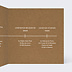 Faire part mariage Bohème kraft Intérieur Droit