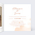 Faire part mariage Été indien Intérieur Droit