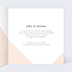 Faire part mariage Délicate Intérieur Droit