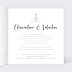 Faire part mariage Dorure Romance Intérieur Droit