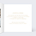 Faire part mariage Ligne Intérieur Droit
