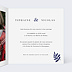 Faire part mariage Esperluette Intérieur Droit